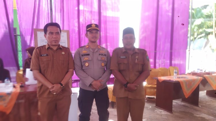 Polsek Pelawan Singkut Siaga, Pilkades PAW Siliwangi Berlangsung Aman dan Kondusif 