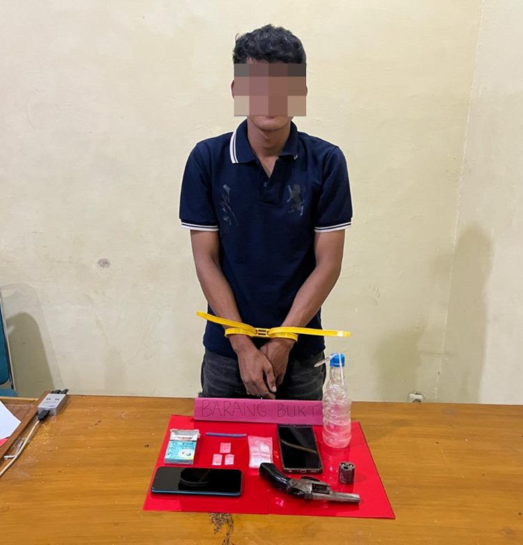 Satresnarkoba Polres Sarolangun Ungkap Kasus Sabu, Amankan Pelaku dan Senpi Rakitan