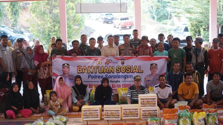 ‎Polres Sarolangun Salurkan 130 Paket Sembako untuk Korban Banjir, Wujud Nyata “Polri untuk Masyarakat” di Hari Bhayangkara ke-80  ‎