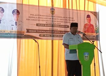 ‎Serah Terima Jabatan PJ Kepala Desa Siliwangi Tahun 2026 Berlangsung Khidmat