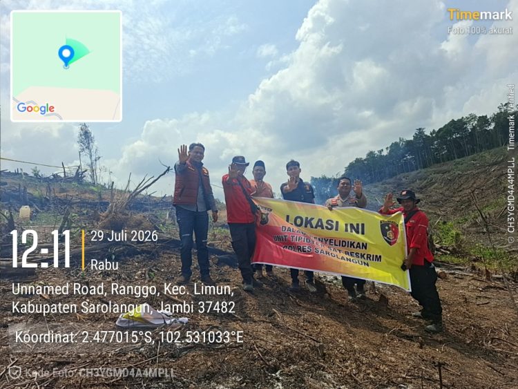 Tak Jera! Pelaku Karhutla Diciduk Polisi Saat Membakar Lahan di Desa Ranggo