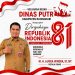 Dinas PUTR Kabupaten Batanghari Mengucapkan Dirgahayu ke-81 Republik Indonesia
