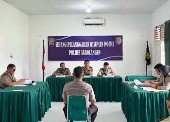 Sipropam Polres Sarolangun Sidangkan Anggota, Tegaskan Komitmen Penegakan Disiplin Internal