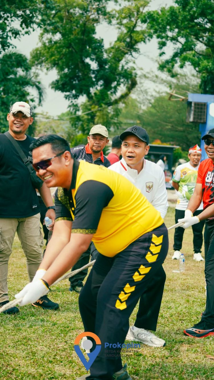 Semarak HUT ke-81 RI di Sarolangun: Olahraga Bersama hingga Lomba Rakyat Penuh Keceriaan