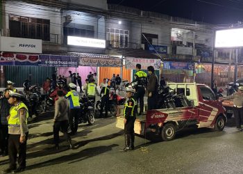 Polres Sarolangun dan Polsek Jajaran Tertibkan Knalpot Brong