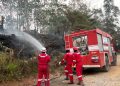Pertamina EP Bantu Padamkan 5 Titik Kebakaran Lahan di Jambi