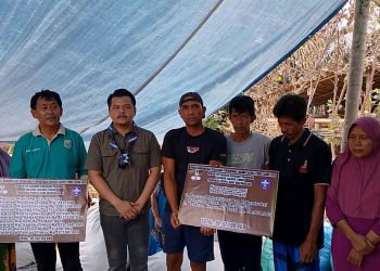 Harapan di Tengah Puing Kebakaran, Pramuka Tanjab Timur Salurkan Bantuan Rp152 Juta