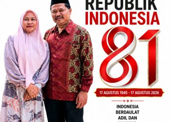 Calon Kepala Desa Payo Lebar Sutiman Mengucapkan Dirgahayu ke-81 Republik Indonesia