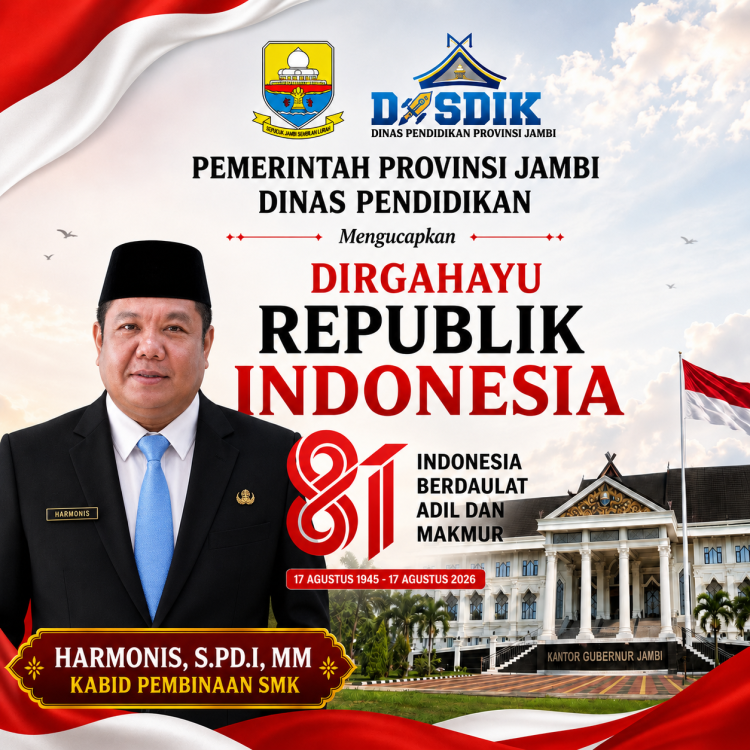 Harmonis: Dirgahayu ke-81 RI, Momentum Perkuat Pendidikan Menuju Indonesia Berdaulat, Adil dan Makmur