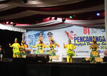 Keberagaman Bersatu di Alun-Alun Kuala Tungkal, Pentas Seni Sunda dan Banjar Semarakkan HUT RI dan Hari Jadi Tanjab Barat