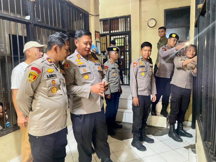Kapolres Sarolangun Sidak Rutan, Pastikan Keamanan dan Kesehatan Tahanan