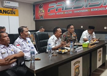 Wabup Merangin Khafidh Hadiri Vidcon Sosialisasi Assessment Center Polri