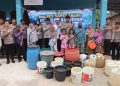 Polres Sarolangun Salurkan Air Bersih untuk Warga Terdampak Kekeringan di Ladang Panjang