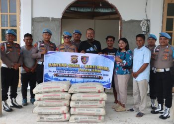 Propam Polres Sarolangun Tebar Kepedulian di HUT ke-24, Bantu Masjid hingga Warga Dhuafa