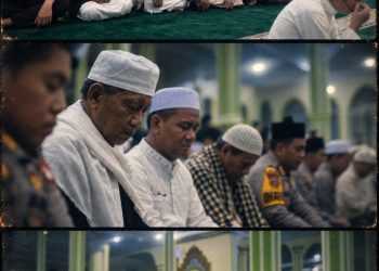 Subuh Keliling di Masjid Agung Al-Falah, Kapolres Sarolangun Ajak Warga Jaga Kamtibmas