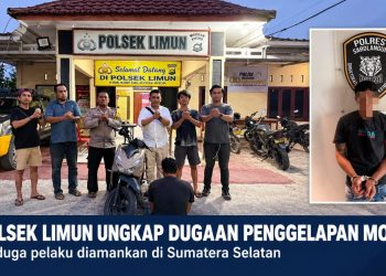 Gerak Cepat Polsek Limun dan Macan Pseko, Terduga Penggelapan Motor Ditangkap di Sumsel