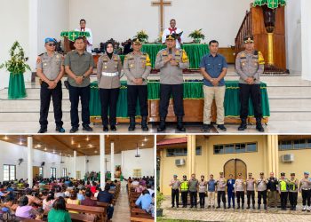 Minggu Kasih di Gereja HKBP, Kapolres Sarolangun: Perbedaan Bukan Penghalang untuk Hidup Rukun