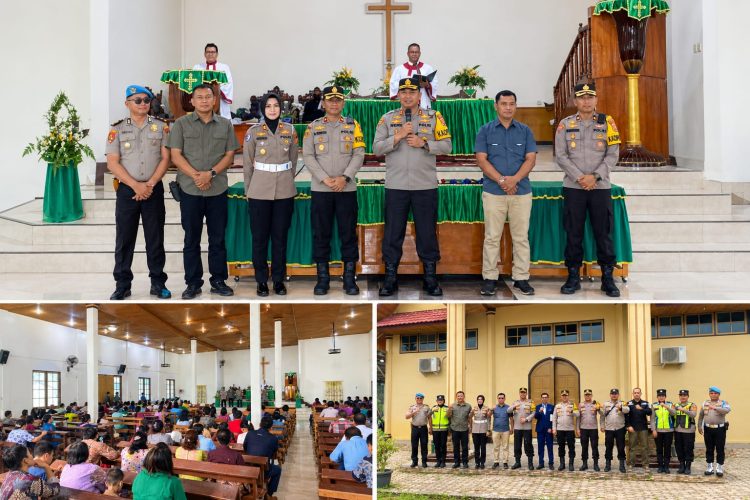 Minggu Kasih di Gereja HKBP, Kapolres Sarolangun: Perbedaan Bukan Penghalang untuk Hidup Rukun